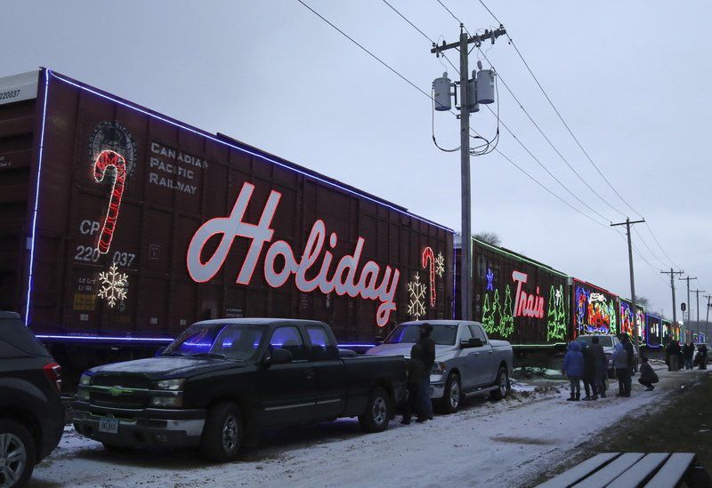 Holiday Train Chugs Into City
